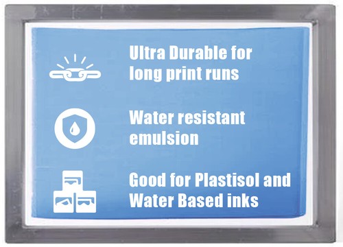 Ecotex® WR-BLUE - Emulsión de serigrafía diazo resistente al agua - TODOS LOS TAMAÑOS - Imagen 3 de 7