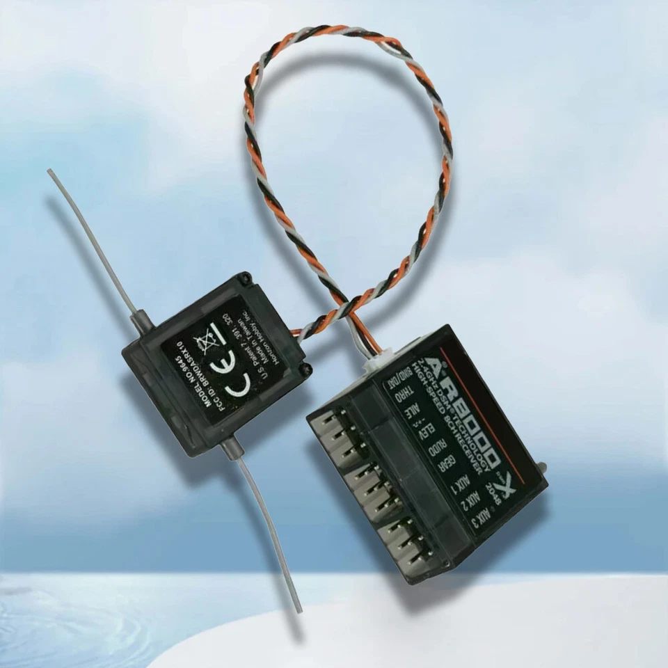 For DX7s DX8 DX9 Dx18 2.4GHz AR8000 8CH Receiver Extended DSMX Channel - Image 3 of 4