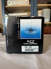 MID-WOOFER CORAL 100mm SD-100 INJECTED CONE COPPIA