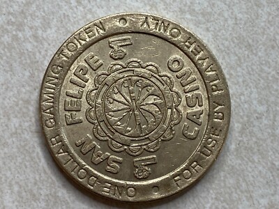 San Felipe New Mexico NM $1 Casino Gaming Chip Token T152 | eBay
