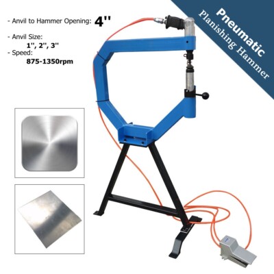 Metal Shrinker Stretcher Kit Pneumatic Planishing Hammer Sheet Metal Fabrication