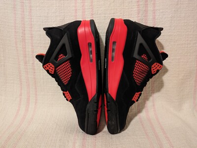 Nike Air Jordan 4 Retro AJ4 Red Thunder Black CT8527 016 Men's