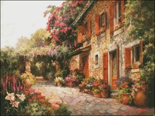 Needlework Crafts Full Embroidery Counted Cross Stitch Kits - Enchanted Cottage