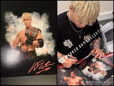 Kyle Fletcher Signed AEW 8x10 Photo WWE NJPW NXT TNA PROOF