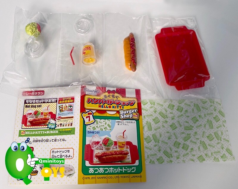 Rare 2012 Re-Ment Hello Kitty Burger Shop (Sold individually) | eBay