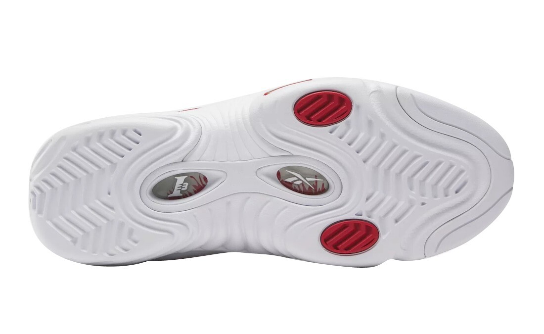 Reebok Answer III 3 White Flash Red 100070300 | eBay