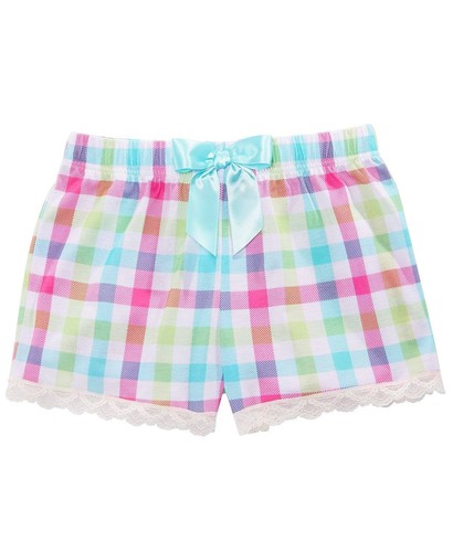Max & Olivia Girls Plaid Pajama Shorts - Picture 2 of 3