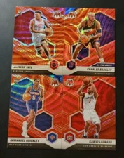 2020-21 Mosaic Basketball RED WAVE PRIZMS with Rookies You Pick the Card