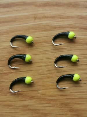 6 'Hunde Bollox' Bung Summer Stachel Größe 12 - Fliegenfischen Fliegen Forellen Bollocks