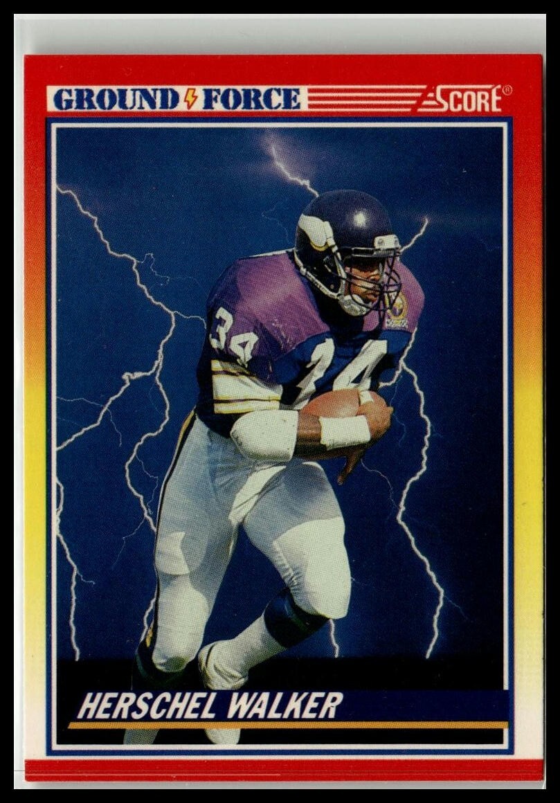 1990 Score #561 Herschel Walker Minnesota Vikings Ground Force