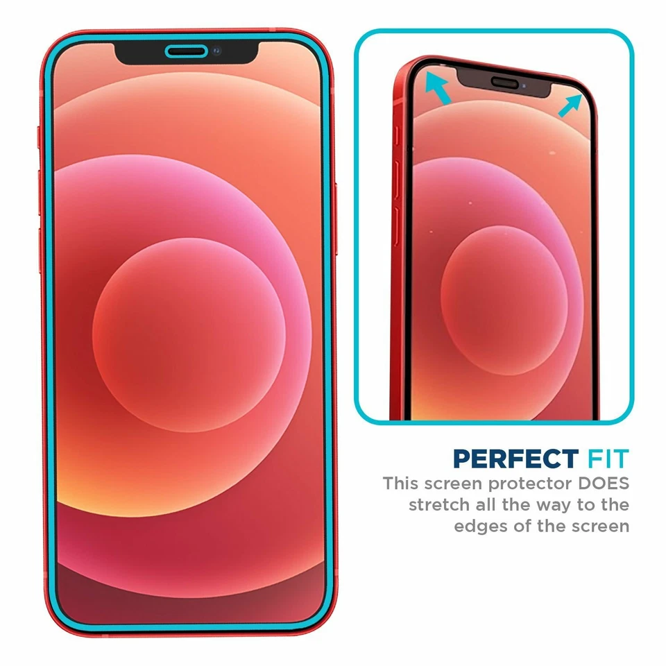 Tech Armor Edge to Edge Glass Screen Protector for iPhone 12 mini (5.4") 1-Pack - Image 3 of 4