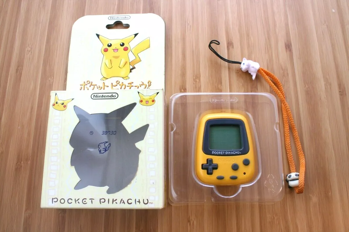 Pocket Pikachu Nintendo MGP-001 Boxed Pedometer Pokemon Tamagotchi Japan