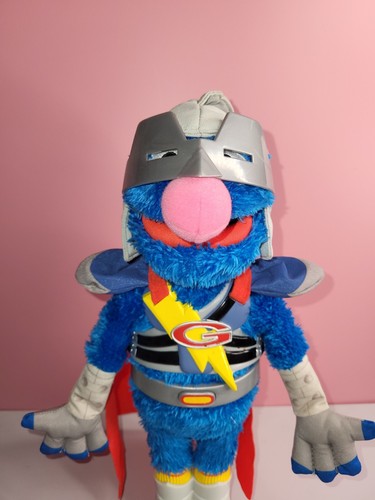 Sesame Street Flying Super Grover 2.0 Interactive Talking Plush Toy Pre-Owned - Picture 2 of 10
