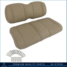 For EZGO RXV Golf Cart Front Cushion Set Stone Grey