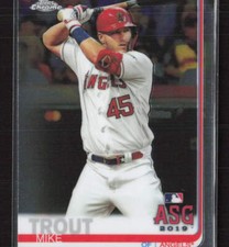2019 Topps Chrome Update #76 Mike Trout Los Angeles Angels