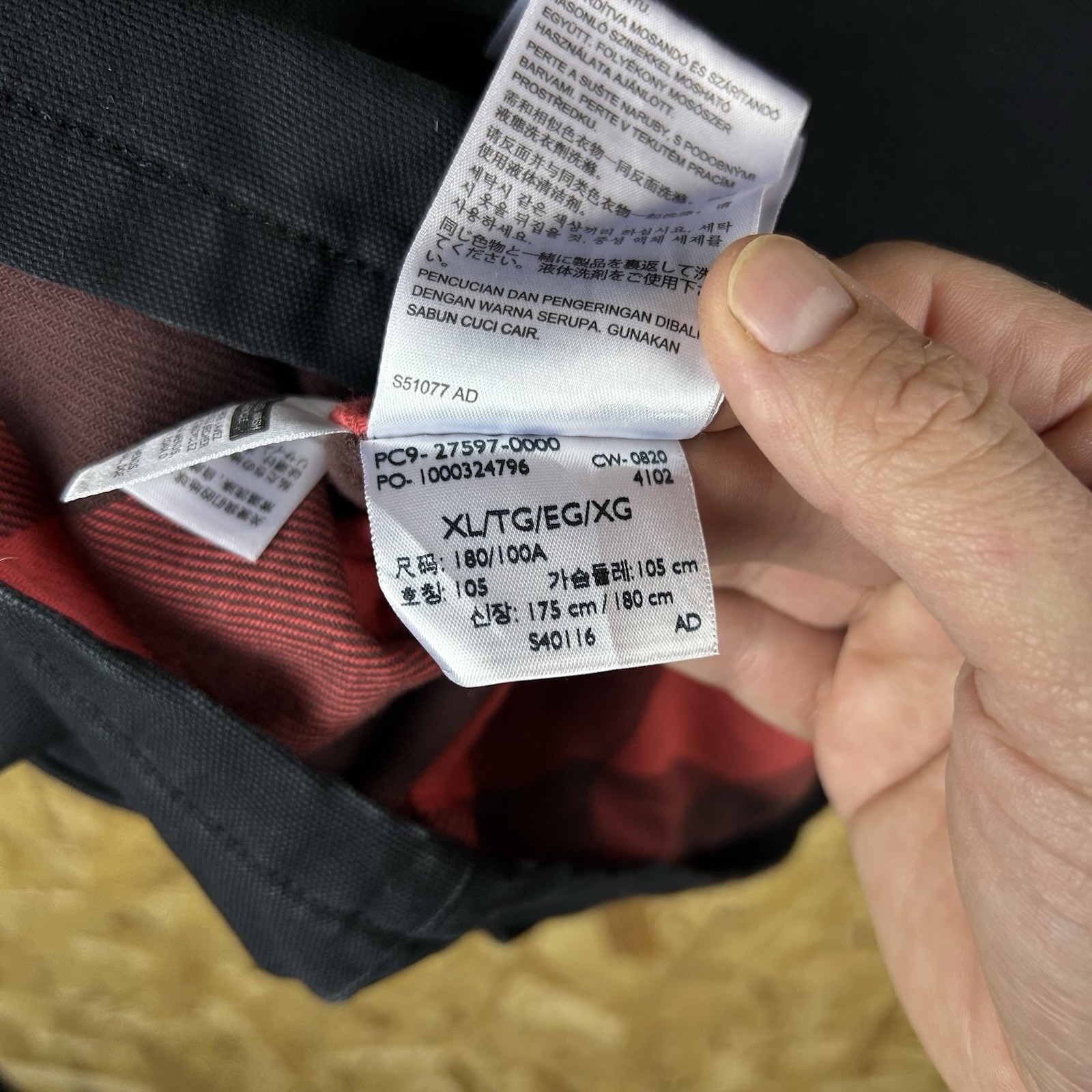 Levi’s Jacket Bomber Hunters Point Worker Black XL - image 8