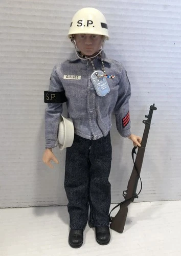 GI JOE Action Sailor w Navy Shore Patrol , 12” Anniversary Vintage Style Figure
