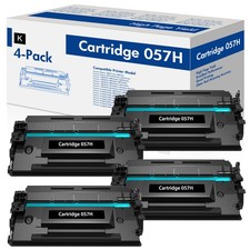 4PK High-Yield Toner Compatible for Canon 057 057H LBP227 228 MF445 LBP226 MF453