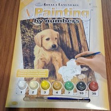 Royal & Langnickel PJS60-3T Paint by Numbers Kit Puppy Dog Scene