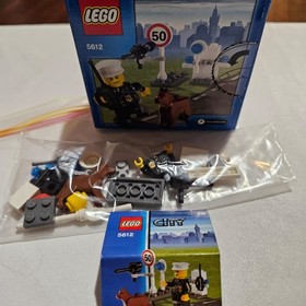 LEGO City Police Set 5612 Police Officer COMPLETE Officer Criminal Dog