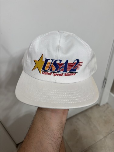 Hooters USA Team USA2 United Speed Alliance White Snapback Cap