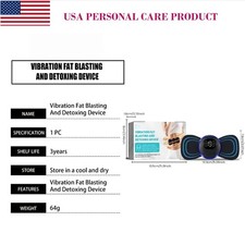 Microcurrent Vibration Fat Remove Device EMS Muscle Stimulator Massager Slimming