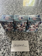 2025 Topps Chrome Football Blaster Box Lot of Three (3) Factory Sealed In Hand