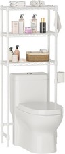 3-Tier Adjustable Freestanding Metal, Over The Toilet Shelf