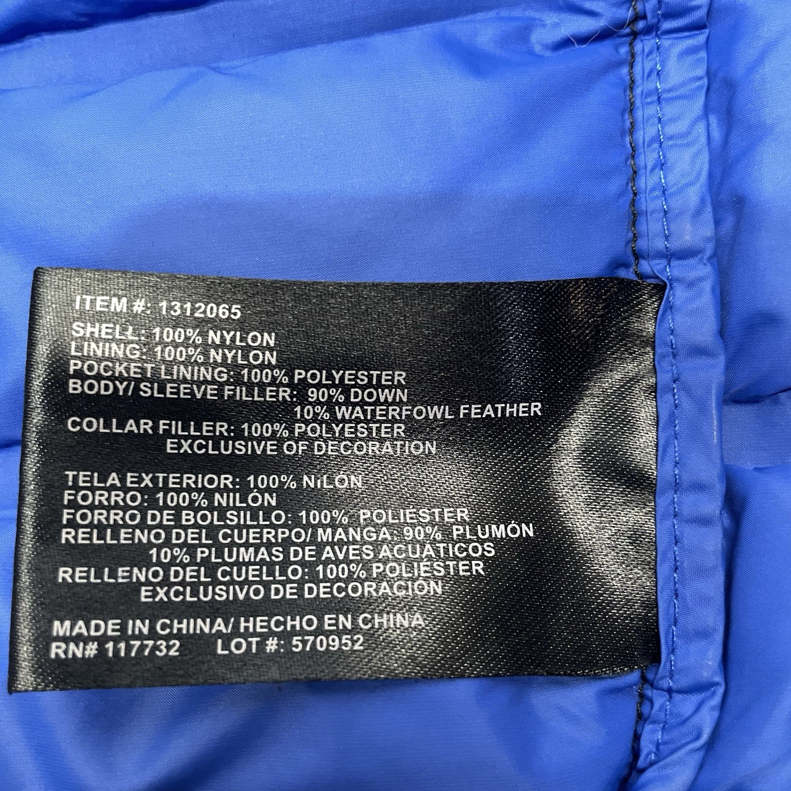 Men's Light Weight Packable Down Jacket Gerry Siz… - image 9