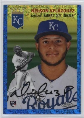 2023 Chrome Platinum Anniversary /199 Nelson Velazquez Velázquez Rookie RC bc8