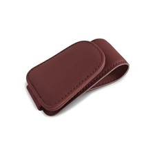 Sunglass Holder for Car, Sunglasses Clip for Car Visor, Magnetic Wine Red