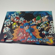 Capcom Rockman 3 file trasparente 30° anniversario Retrò usato, raro, blu