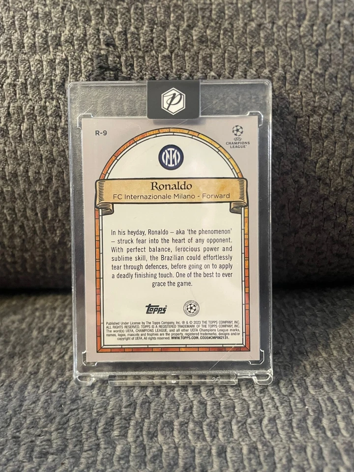 2022-23 Topps Chrome Merlin UCL Inter Milan Renaissance 'The Phenomenon' Ronaldo - Bild 3 von 4