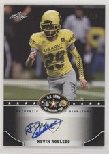 2015 Leaf US Army All-American Bowl Black 3/10 Kevin Robledo #BA-KR1 Auto 0f3