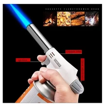 Camping Baking Barbecue Gas Torch Welding Fire Maker Lighter Butane