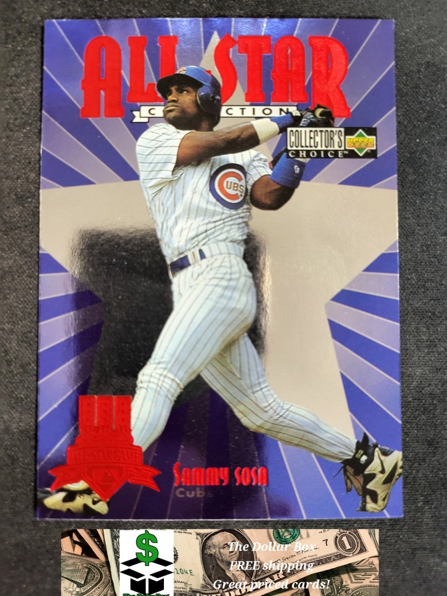 1997 Collectors Choice Sammy Sosa ALL-STAR FOIL card #32 Cubs | eBay