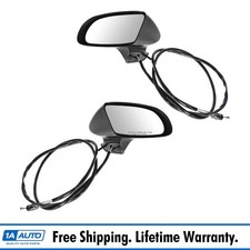 Manual Remote Mirror Pair Set Leftright For 86- 90 Caprice