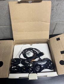 SEGA Saturn Home Console - Black w/ Cardboard, Inserts & 3 Controllers