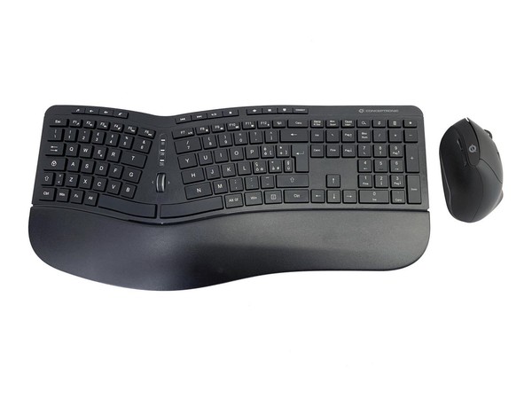 Conceptronic ORAZIO02IT Orazio Ergo Wireless Ergonomic Keyboard & Mouse Kit ~E~-image
