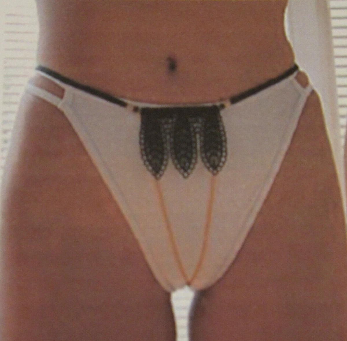 Culotte sexy pour femmes, sous-vêtements, entrejambe ouvert, peut être