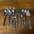 Oneida Community Cantata 9 Pc Serving Set Stainless Flatware Vintage Hostess Set