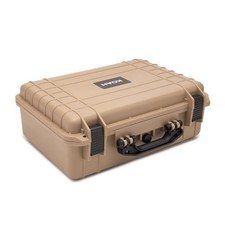 Koah Weatherproof Hard Case with Customizable Foam 18 x 14 x 7 Inch - Tan