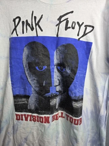 Pink Floyd Tie Dye Concert Band Shirt 90s Tour Mens XL S 1990s vintage concert t-shirt, vintage, size XL, single stitch, B+ condition