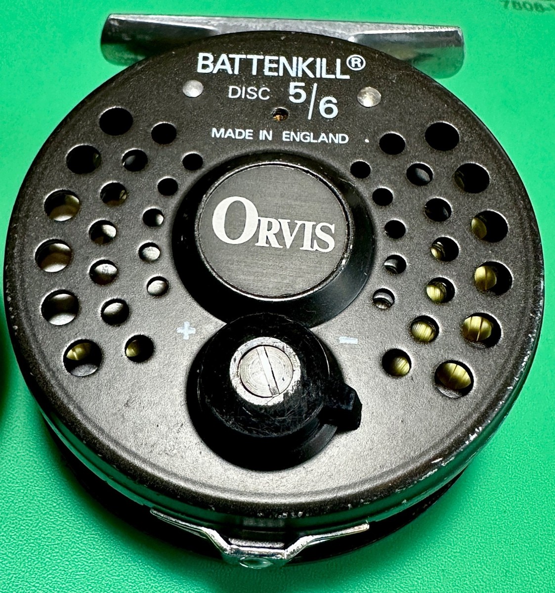 Nice Orvis Battenkill Disc 5/6 Fly Reel, w/Extra Spool, Made