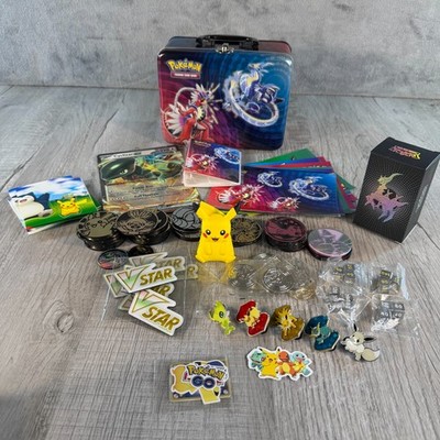 Pokemon TCG Collector Chest Fall 2023 Koraidon Miraidon Pins Coins Dice Stickers
