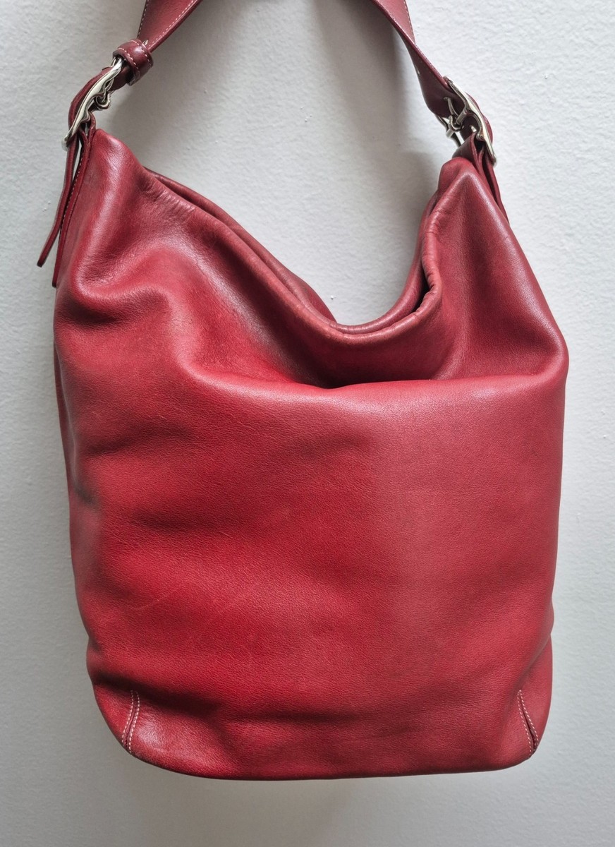 Vintage COACH #9151 Red Leather 
