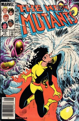New Mutants #15N VG 1984 Stock Image Low Grade