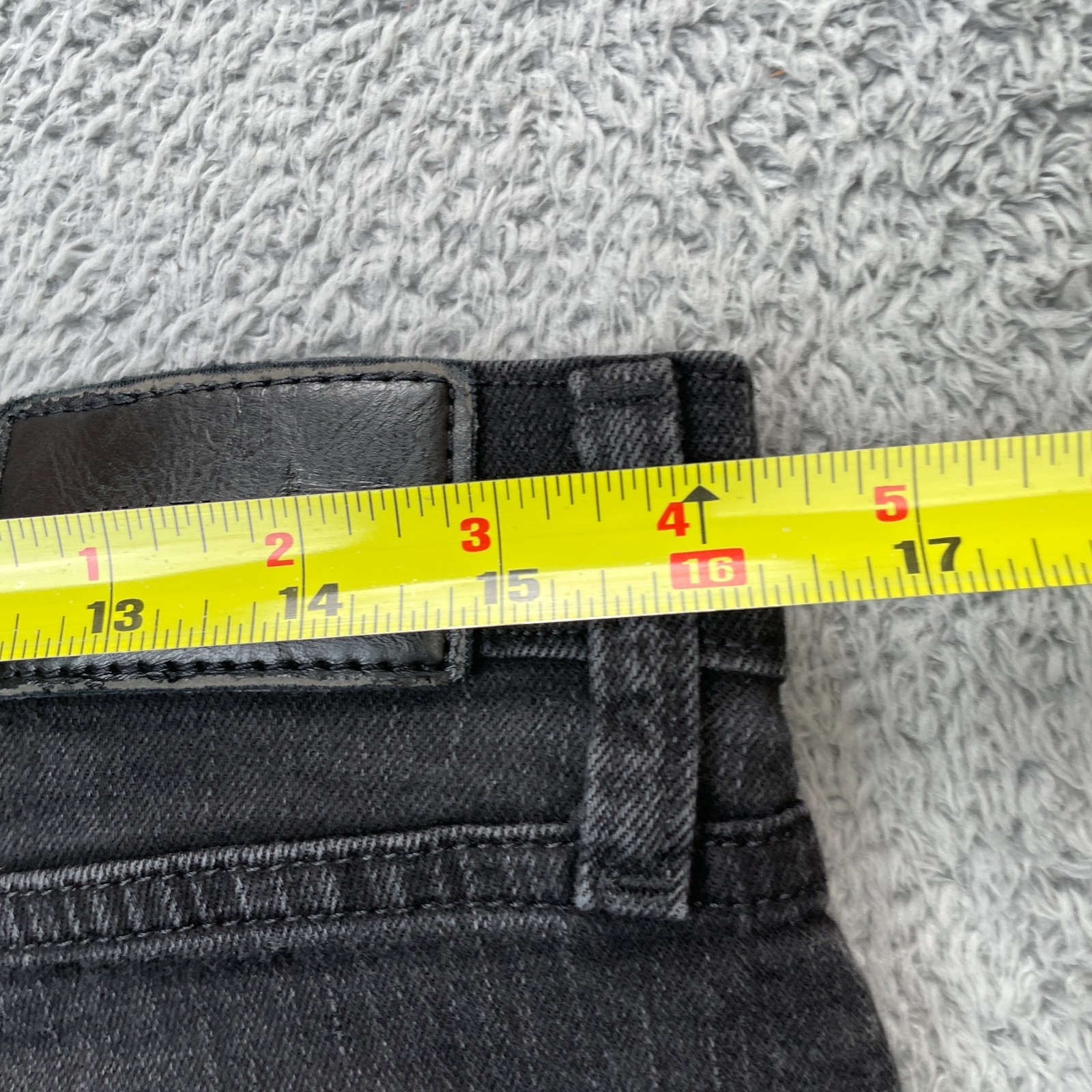 Michael Kors Jeans Mens 32x30 Black Grant Classic Fit Straight Leg Stretch Denim thumbnail 9