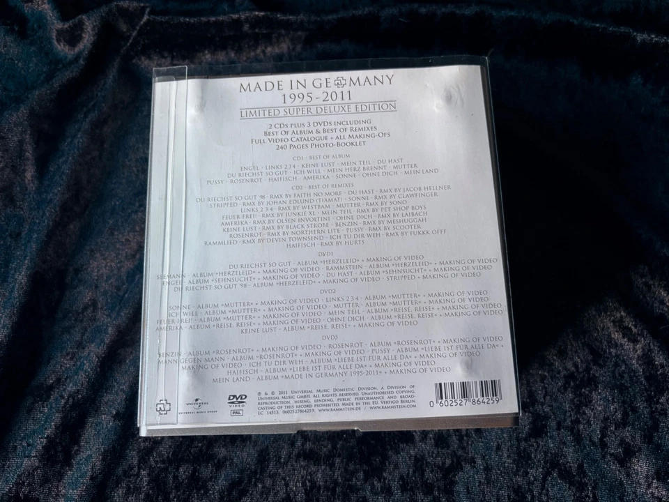 RAMMSTEIN MADE IN GERMANY STEELBOX SET LIMITED SUPER DELUXE /ERSTAUFLAGE NEUW. - Bild 4 von 4