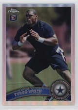 2011 Topps Chrome Refractor Tyron Smith #38 k1k